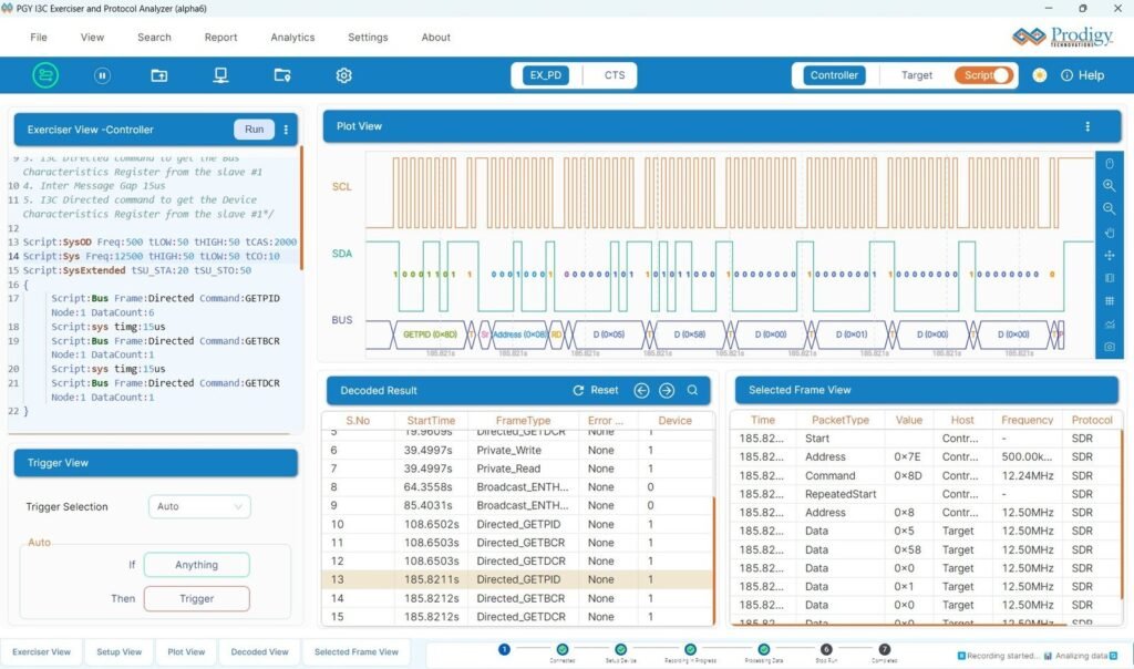 Prodigy Technovations erweitert branchenführenden I3C Protocol Exerciser and Analyzer um fortschrittliche Unterstützung für NVMe-MI, SPDM und PLDM auf Anwendungsebene