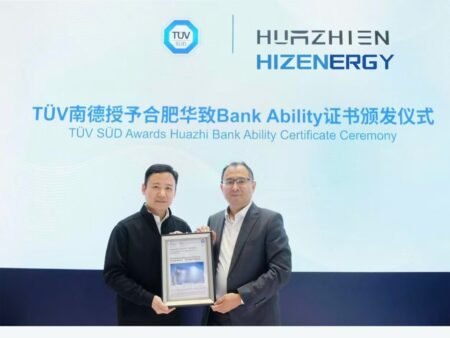 HIZENERGY erhält TÜV SÜD-Bankfähigkeitsprüfung und festigt damit die globale Finanzierungs- und Einführungsgrundlage für Energiespeicherprojekte