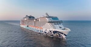 MSC Euribia Kreuzfahrtschiff auf den Kanarischen Inseln