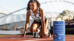Vita Chondro Sport – entwickelt mit der Schweizer Spitzenathletin Mujinga Kambundji.